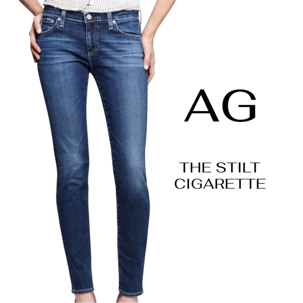 AG ADRIANO GOLDSCHMIED The Silt Cigarette Leg | Dark Wash | Women’s 28